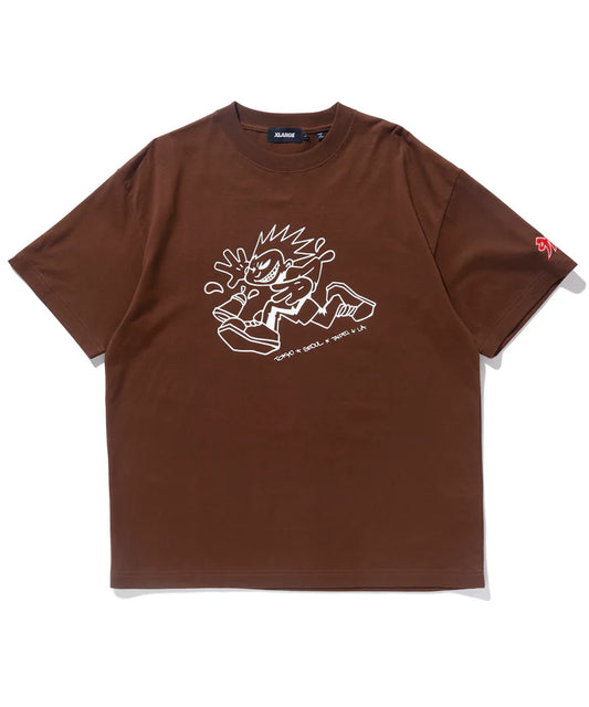 XLARGE Graffitti OG S/S Shirt Brown