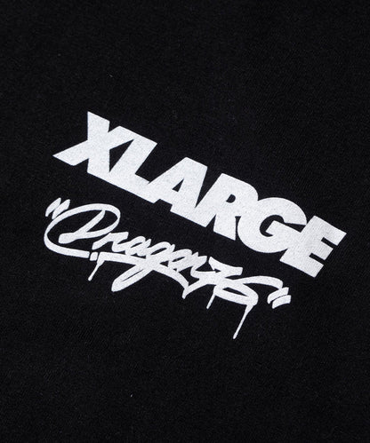 XLARGE x Dragon76 TEE BLACK