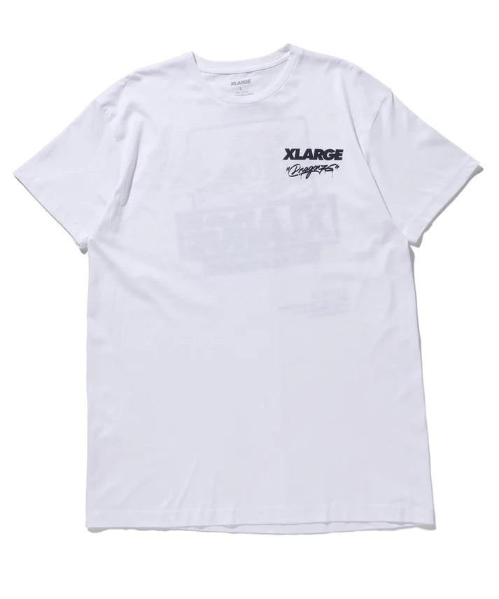 XLARGE x Dragon76 TEE WHITE