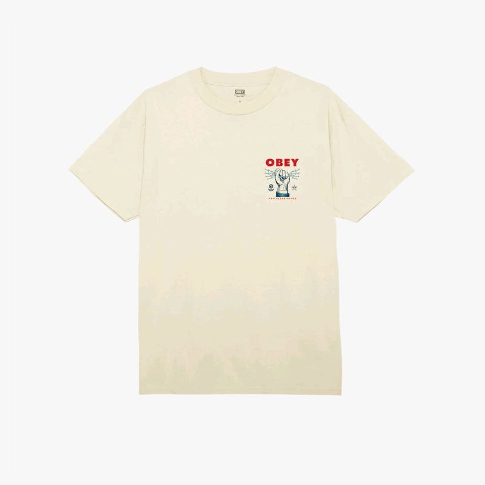 Obey New Clear Power Cream T-shirt