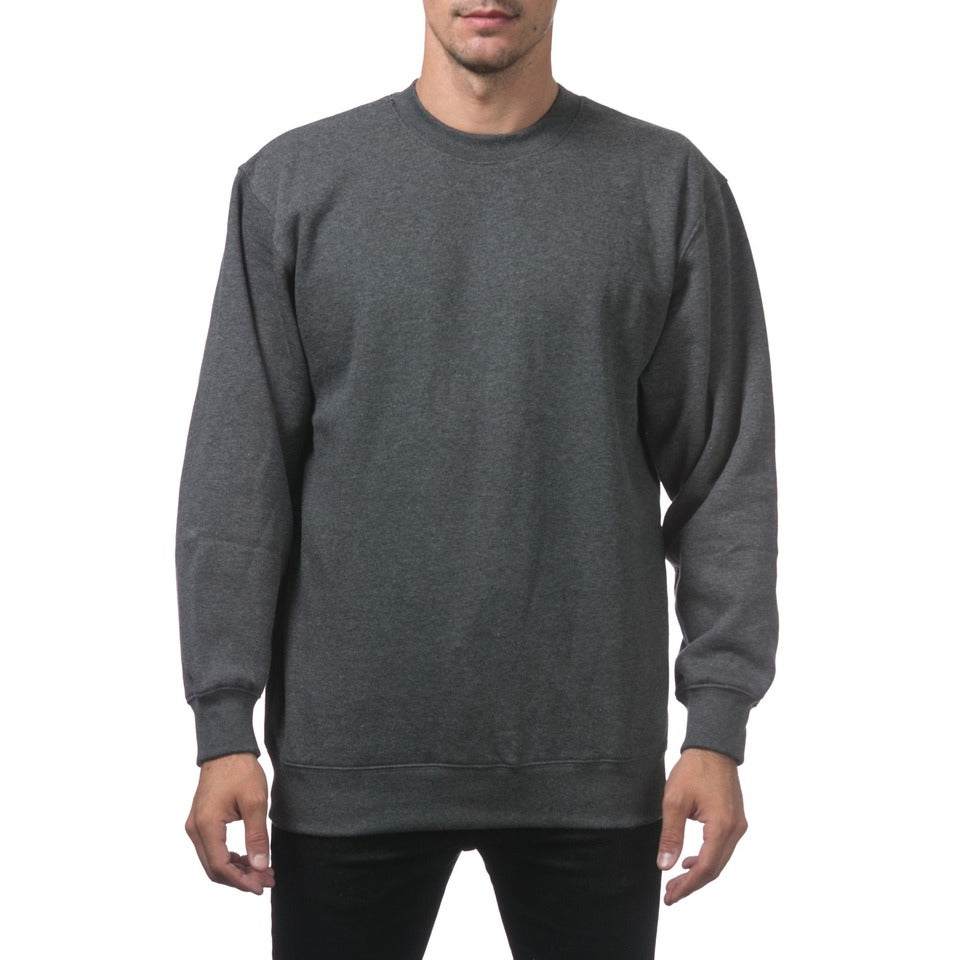 Pro Club Men's Heavyweight 13oz Crew Neck Fleece Pullover Sweatshirt