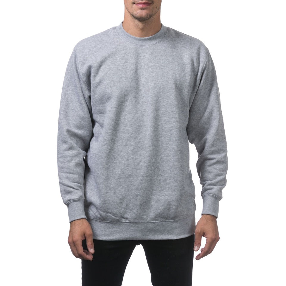 Pro Club Men's Heavyweight 13oz Crew Neck Fleece Pullover Sweatshirt