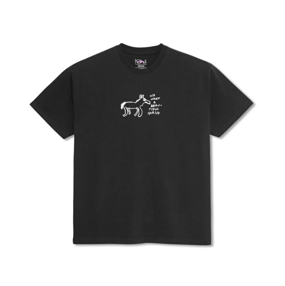 Polar Skate Co Beautiful Horses Black T-shirt