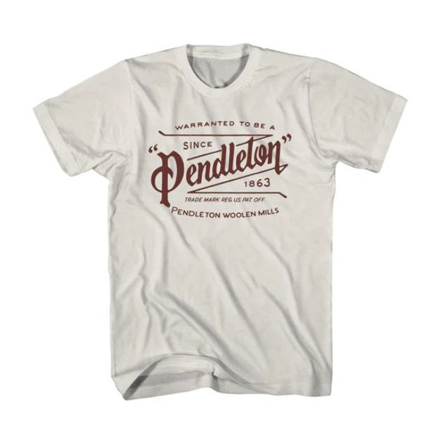 Pendleton Archive Logo Natural / Maroon T-shirt