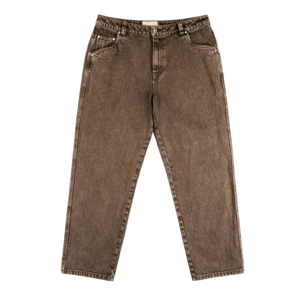 Classic Relaxed Faded Brown Denim