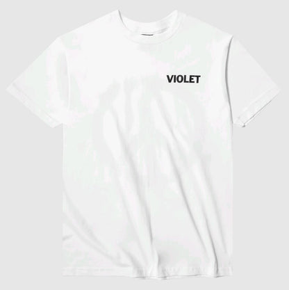 Violet Peace White T-shirt