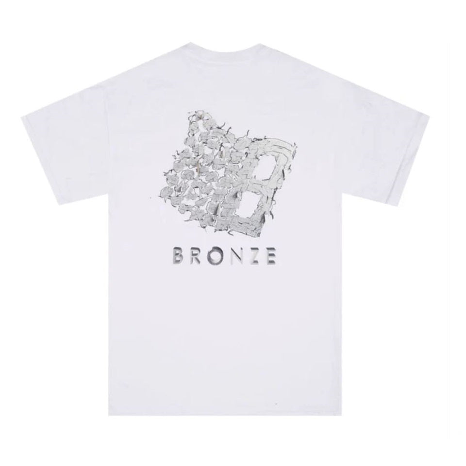 Bronze 56k Duct Tape T-shirt White