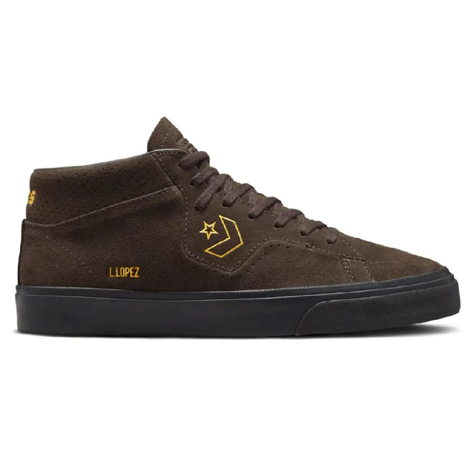 Converse Cons Louie Lopez Mid Velvet Brown/Amarillo/Black