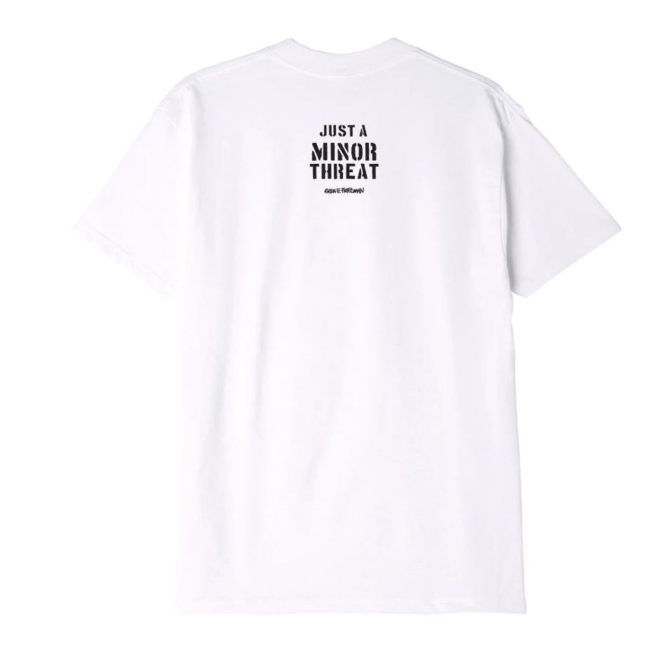 G.E.F X Just A Minor Threat White T-shirt