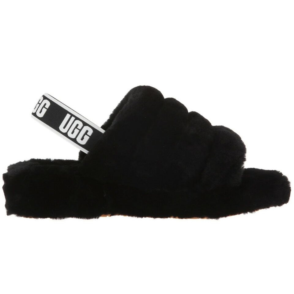 UGG Women's Fluff Yeah Black Slide