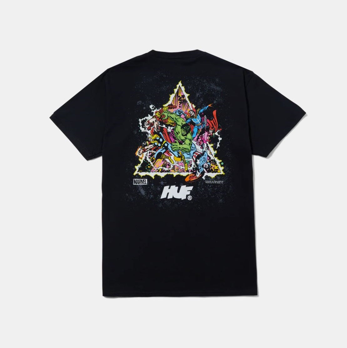HUF X Avengers Cosmic Assemblage T-Shirt Black