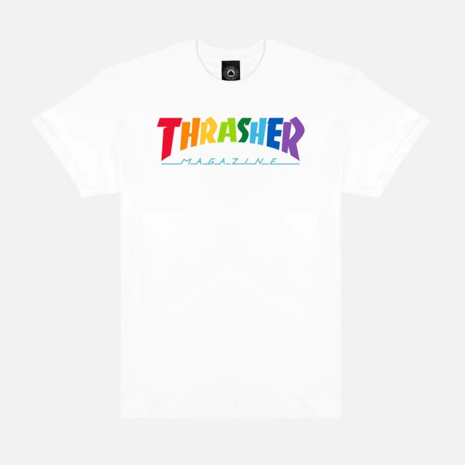 Thrasher Rainbow White T-shirt