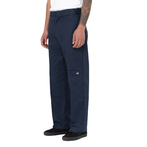 Dickies Loose Fit Double Knee Work Pants Dark Navy