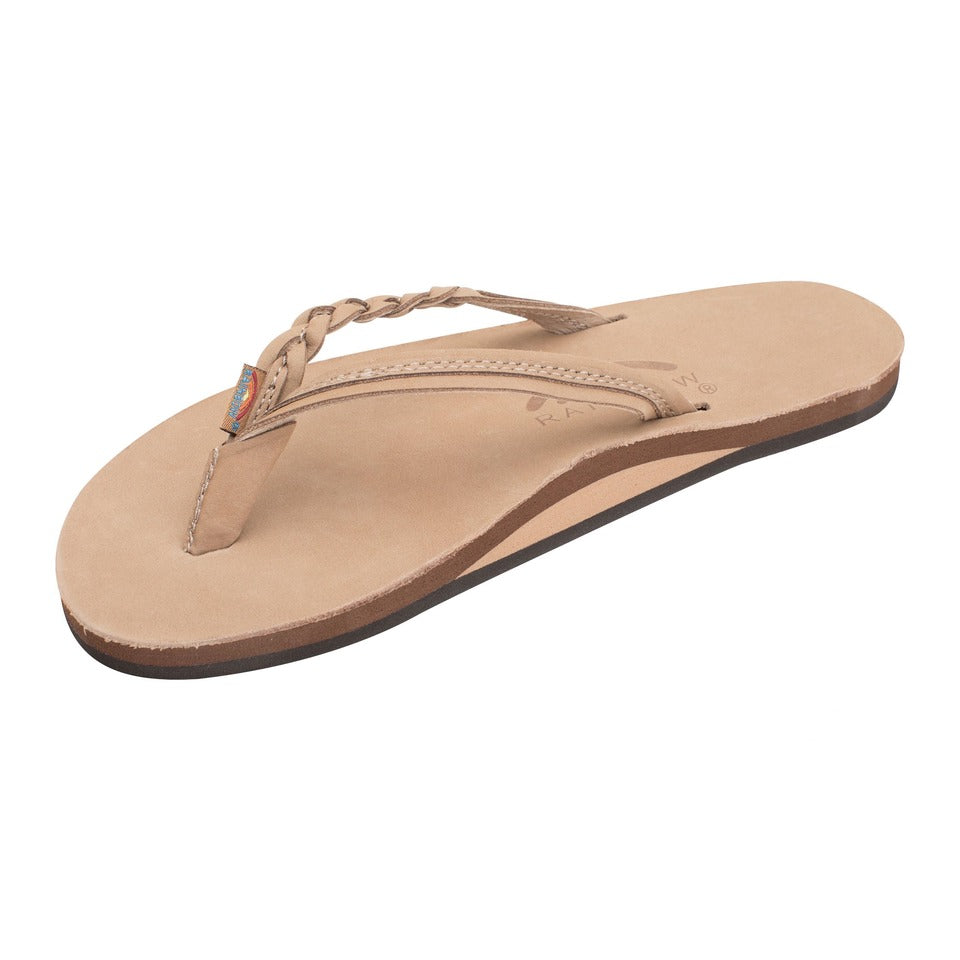 301ALTSB - Narrow Strap with Braid Rainbow Sandals