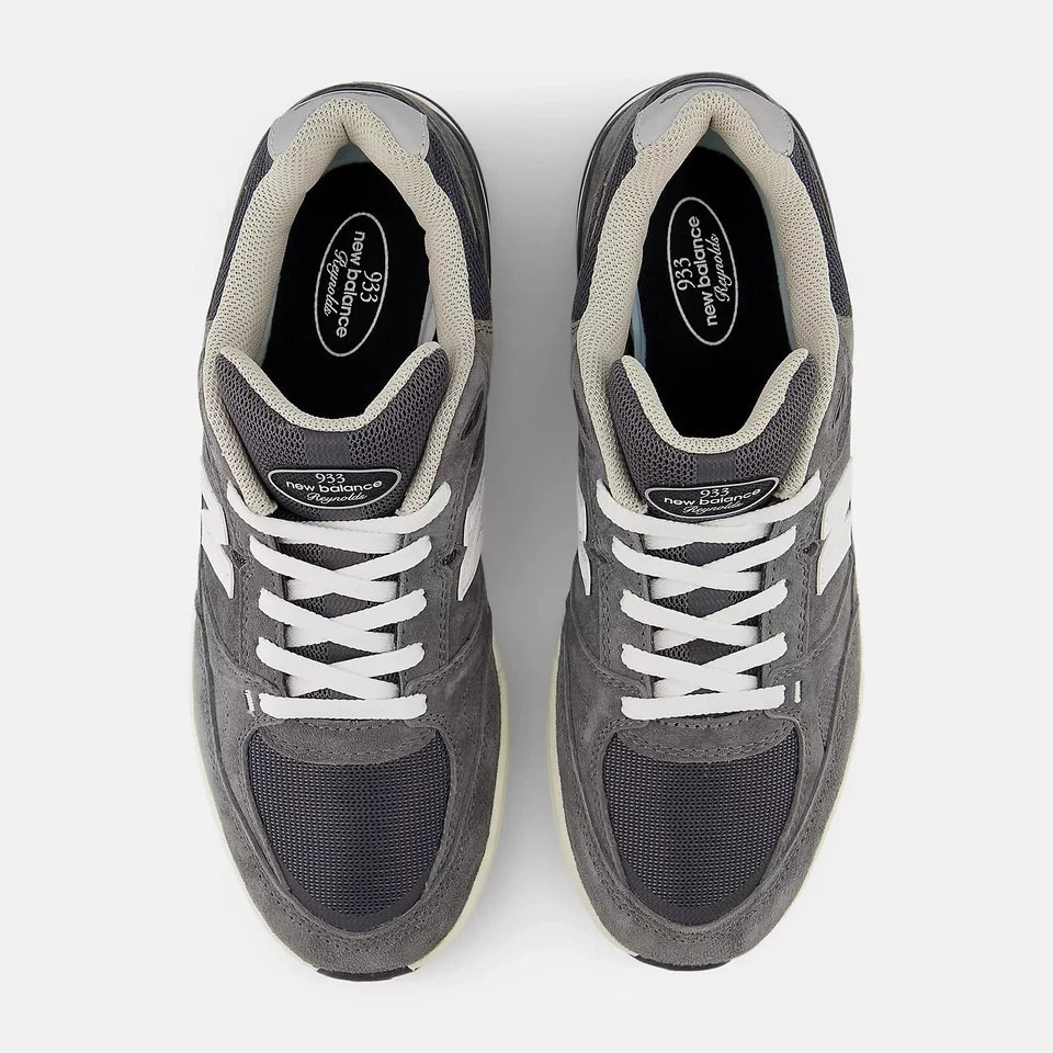 New Balance Numeric 933 Andrew Reynolds Men's Skate Shoes Grey/White - NM933GDY