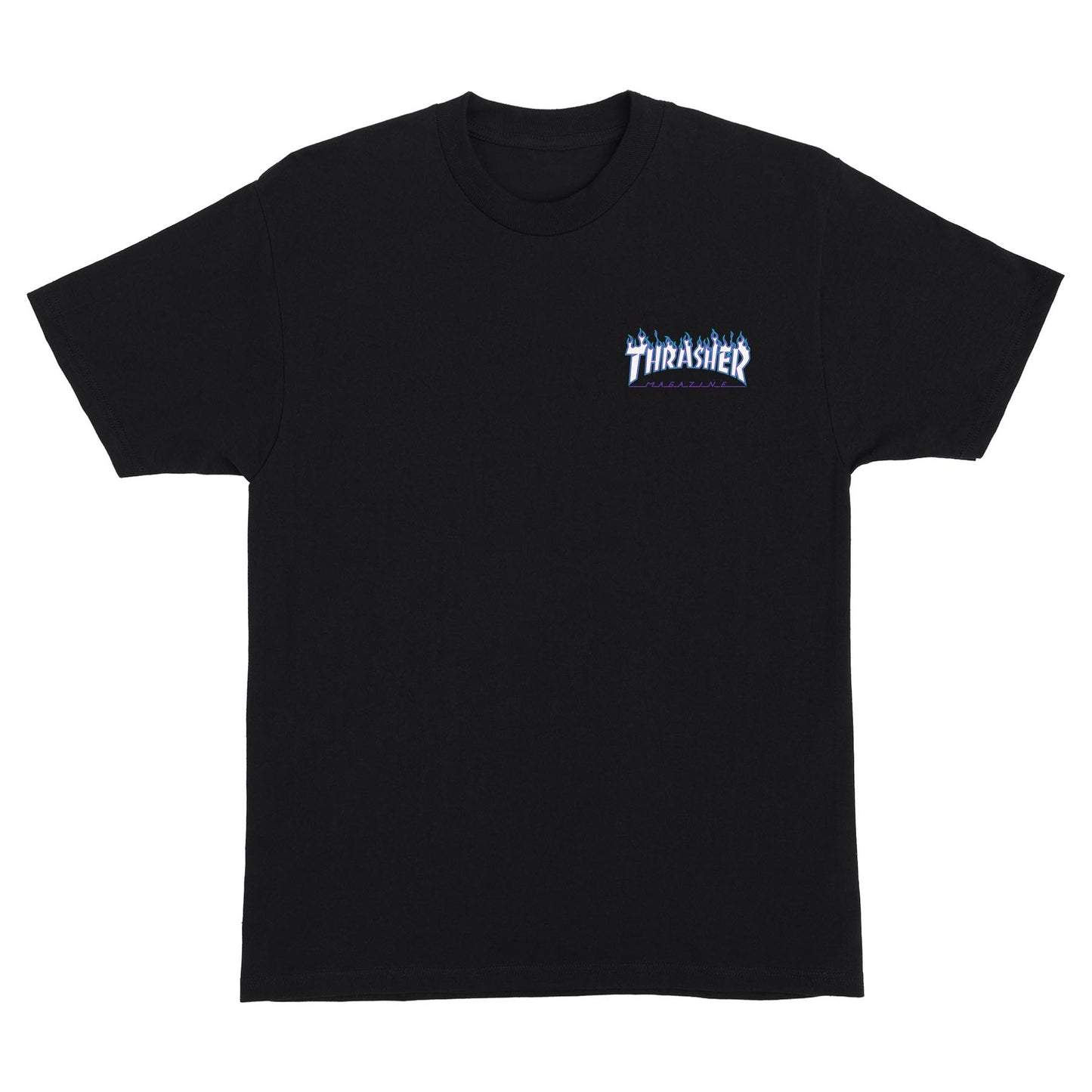 Thrasher Flame Dot Santa Cruz Men's T-Shirt Black