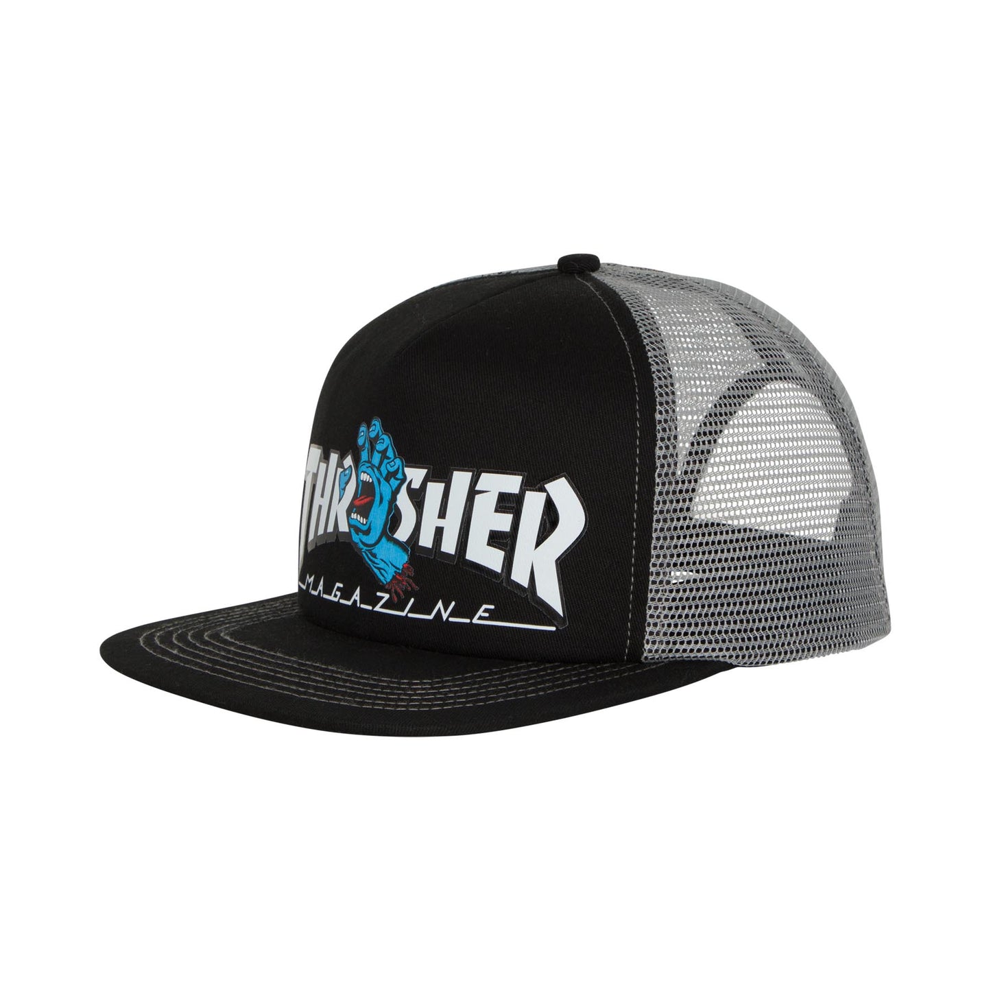 Thrasher Screaming Logo Trucker Santa Cruz Hat