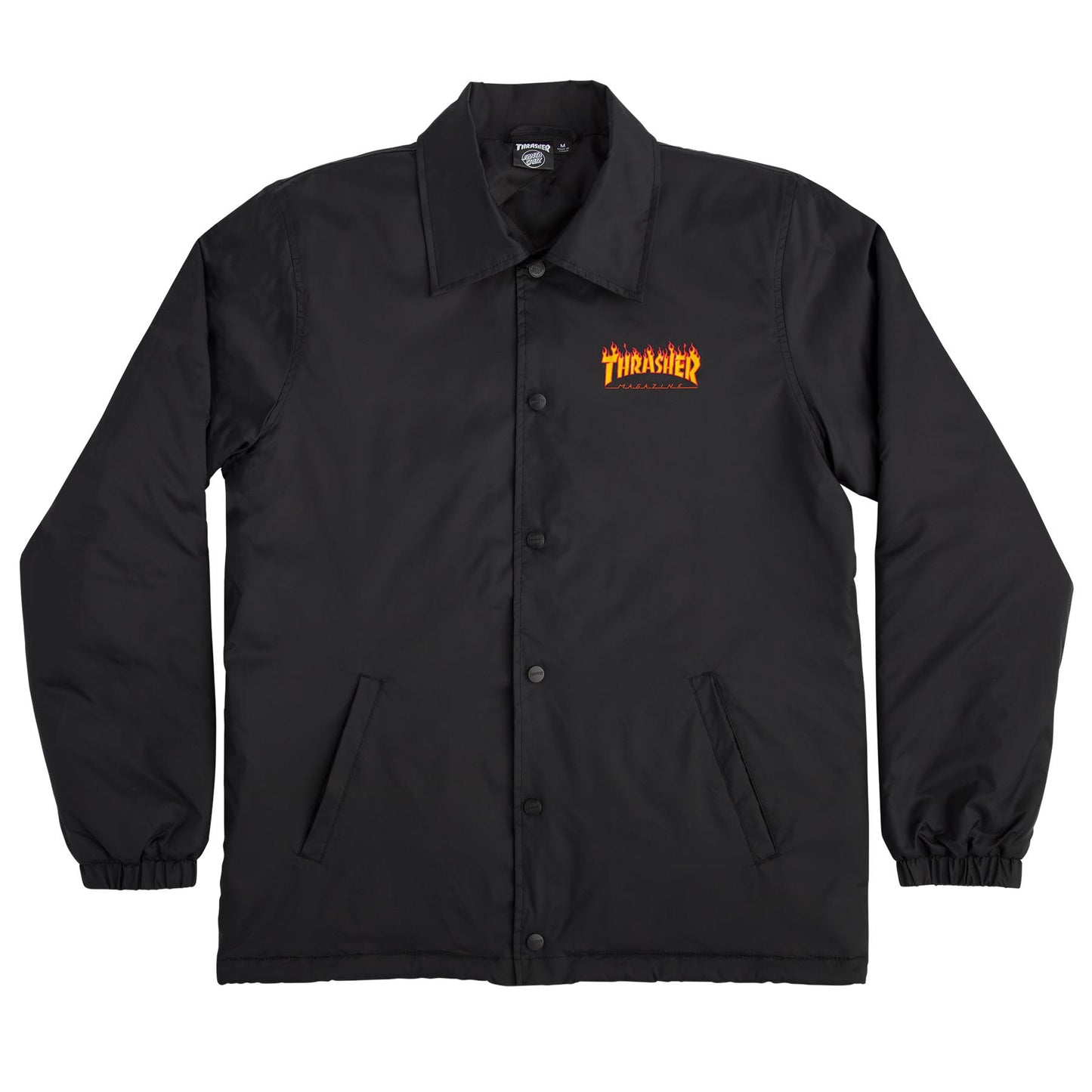 Thrasher Flame Dot Santa Cruz Men's Jacket Black