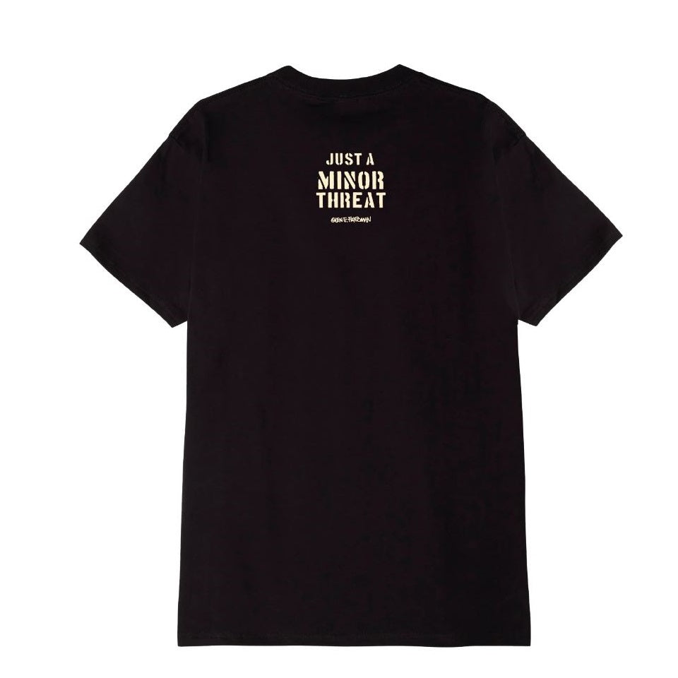 G.E.F X Just A Minor Threat Black T-shirt