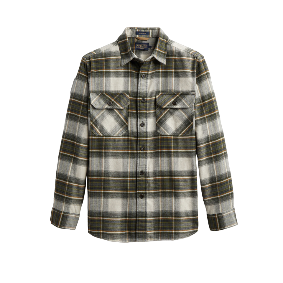 Pendleton Plaid Burnside Double-Brushed Flannel Shirt