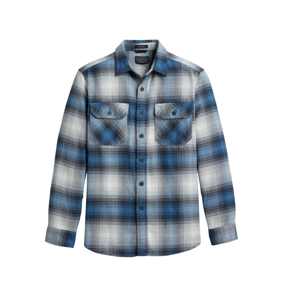 Pendleton Plaid Burnside Double-Brushed Flannel Shirt