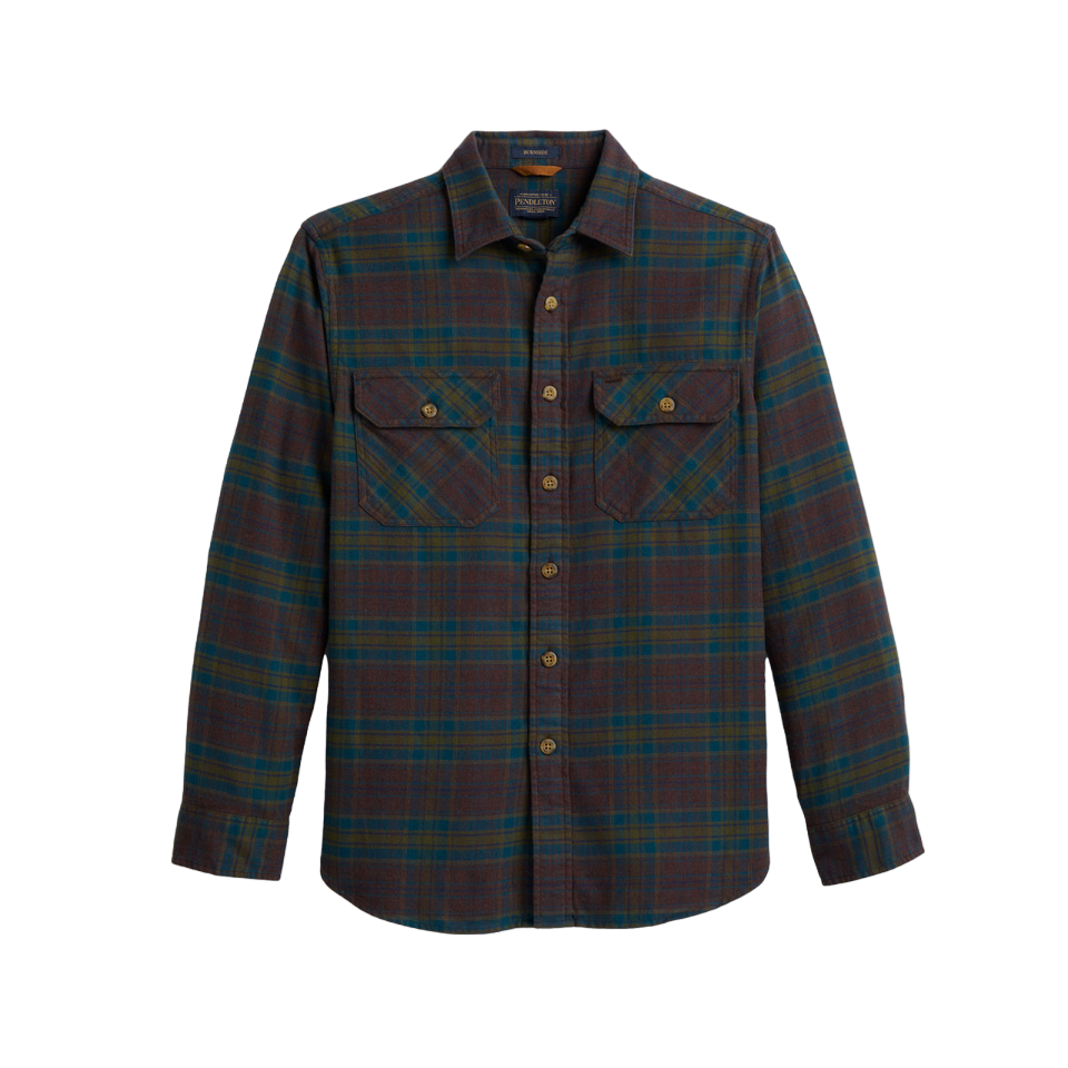 Pendleton Plaid Burnside Double-Brushed Flannel Shirt