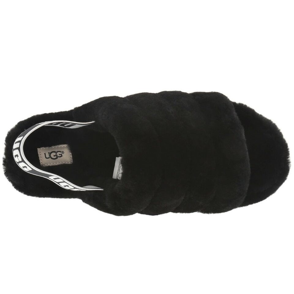 UGG Women's Fluff Yeah Black Slide