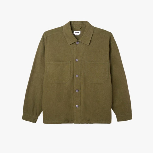 Obey Utility Shirt Jacket Recon Army