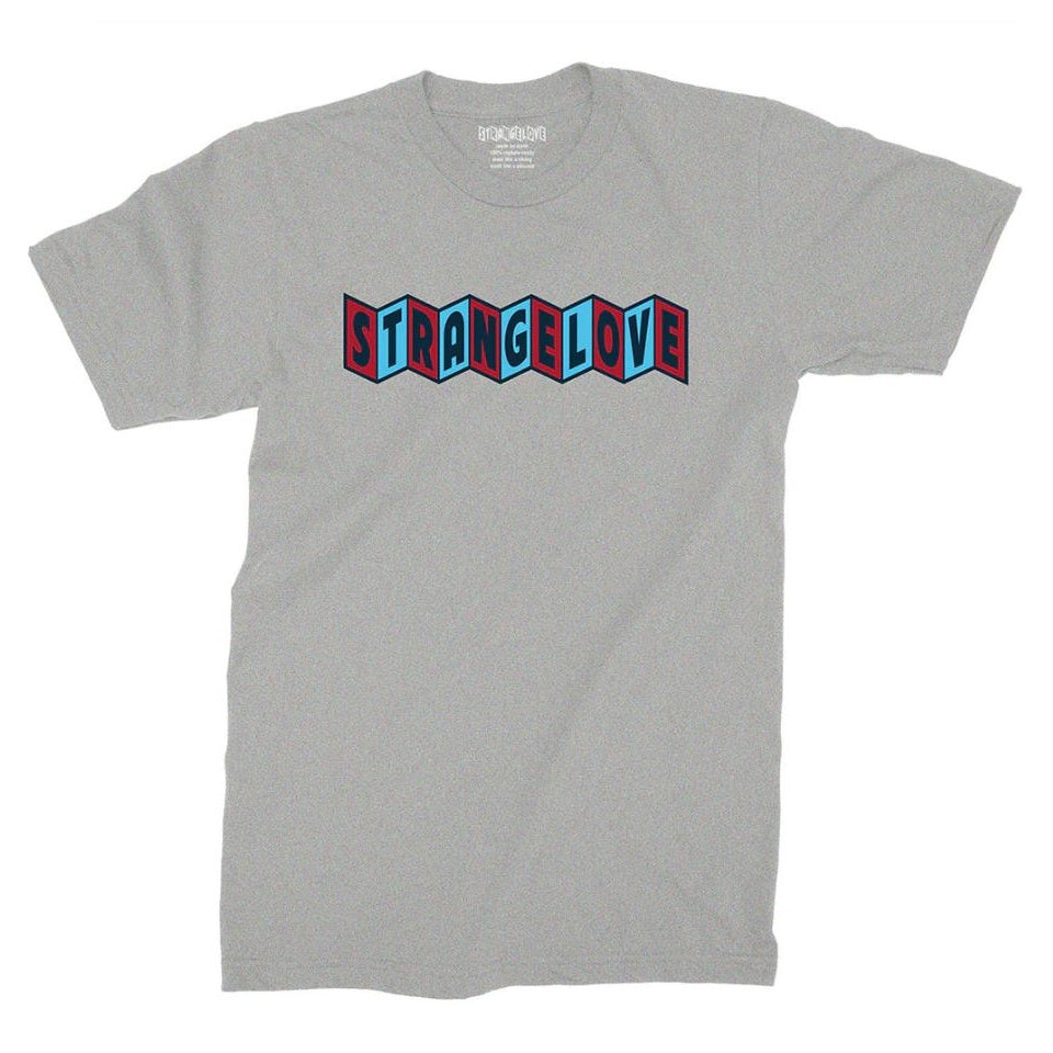 Strangelove Skateboards Cine Logo Heather Gray T-shirt