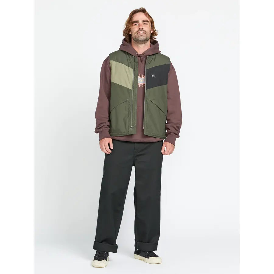 Volcom Billow Twill Pant - Asphalt Black