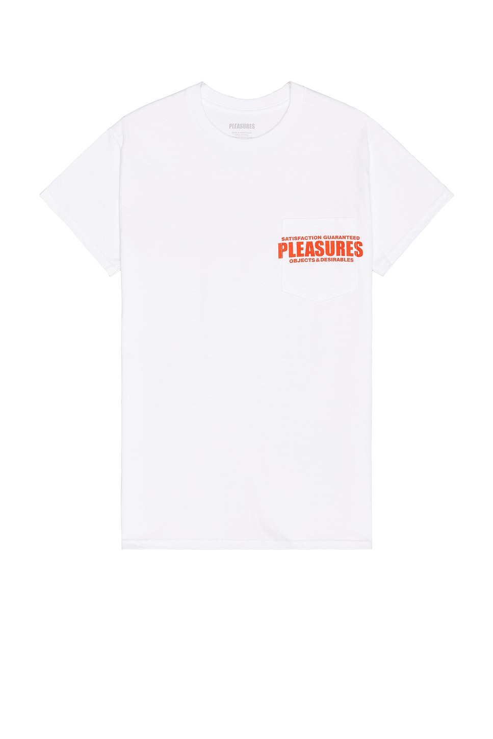 Pleasures Staff Pocket White T-shirt