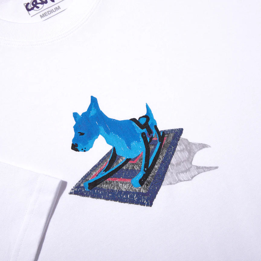 POLAR SKATE CO DOG TEE WHITE