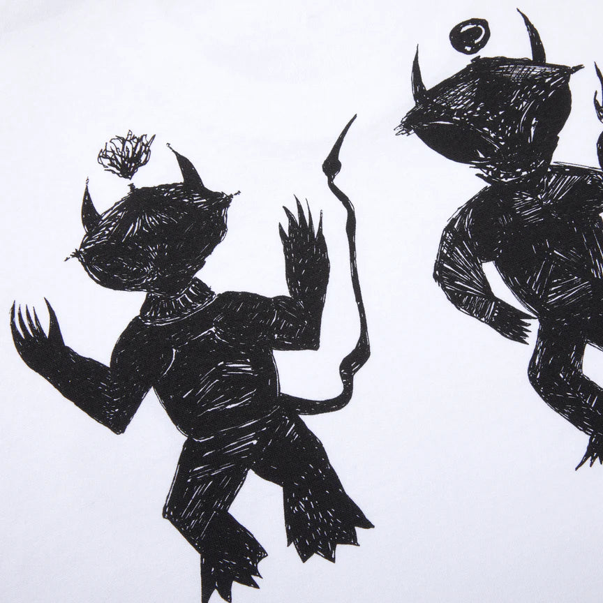 POLAR SKATE CO LITTLE DEVILS TEE WHITE