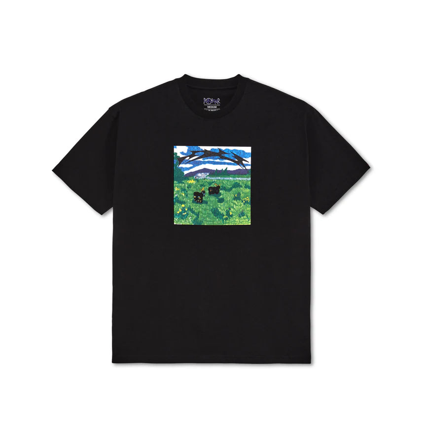 POLAR SKATE CO MEEEH TEE BLACK