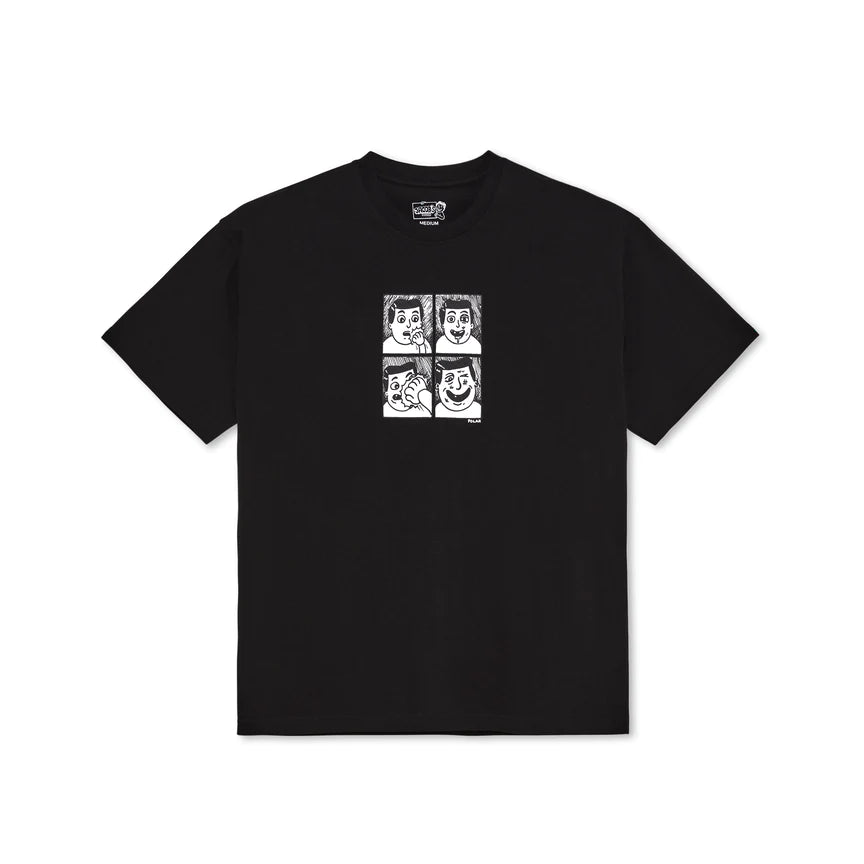 POLAR SKATE CO PUNCH TEE BLACK