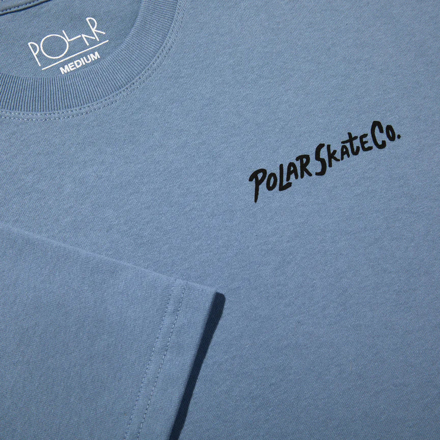 Polar Skate Co Yoga Trippin' Oxford Blue T-shirt