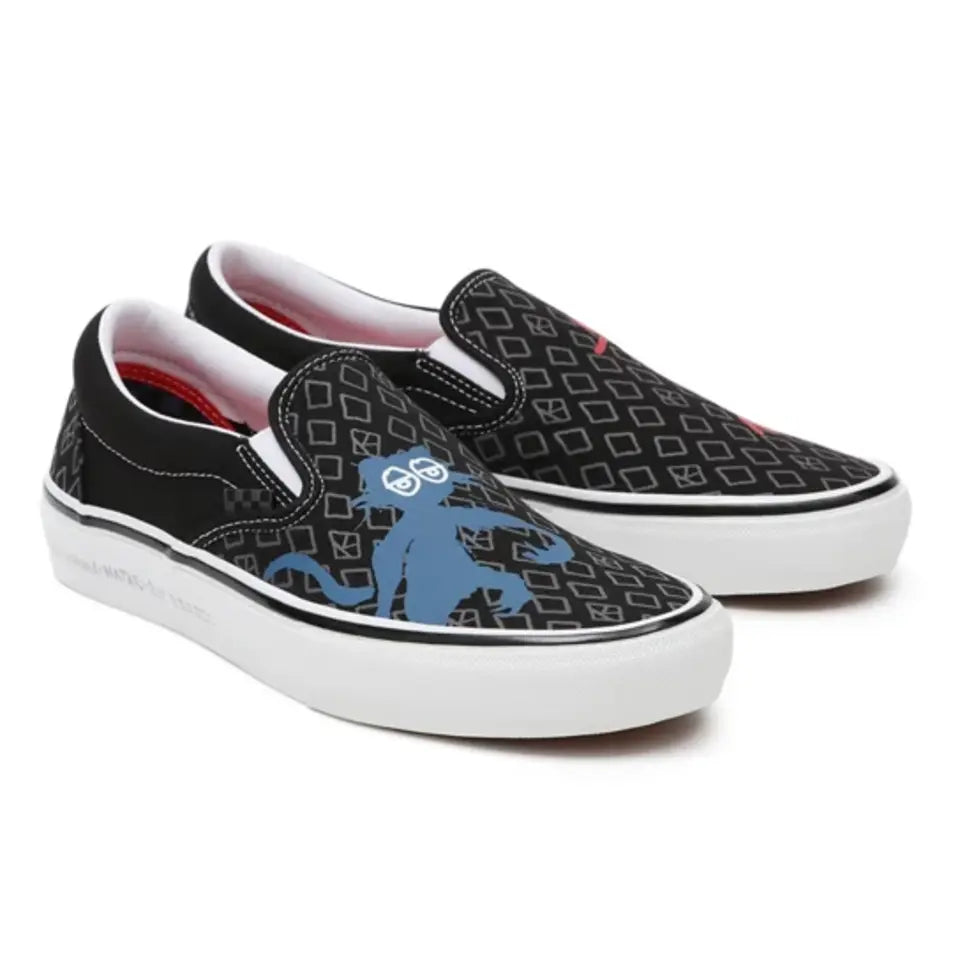 Vans Krooked By NATAS Skate Slip-on Shoes