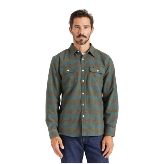 Brixton Bowery Flannel - Ocean