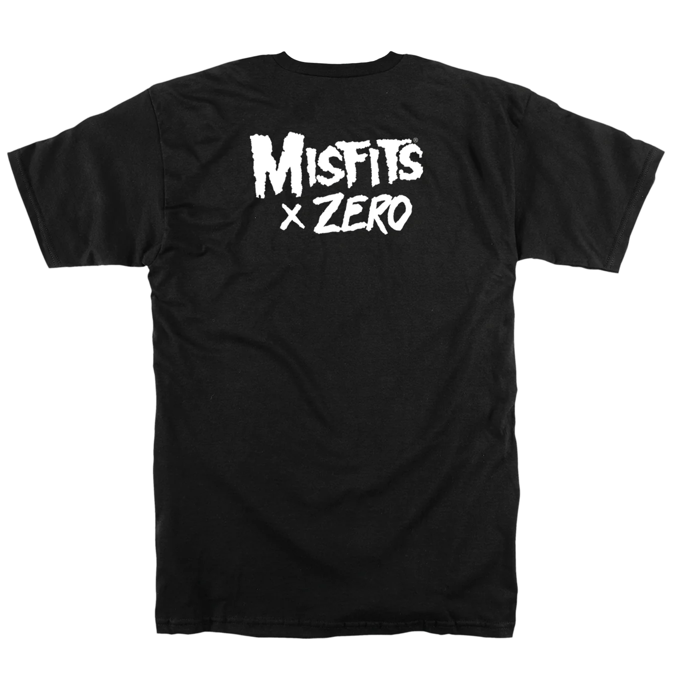 Zero x Misfits Fiend Skull Tee Skateboards Black White