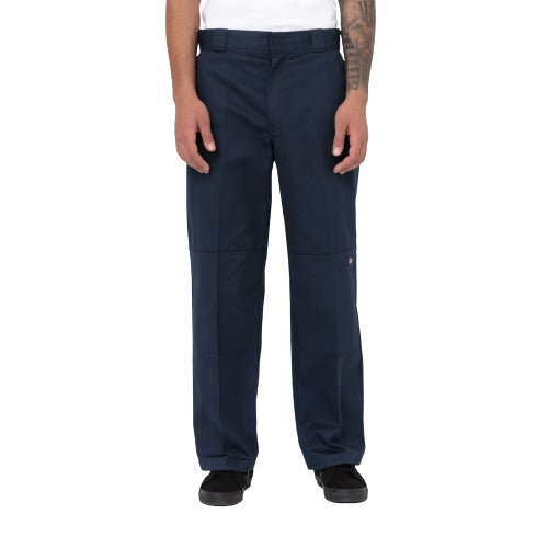 Dickies Loose Fit Double Knee Work Pants Dark Navy