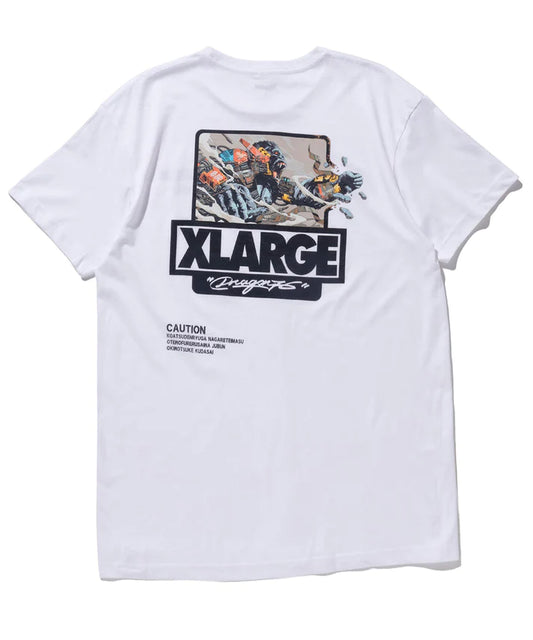 XLARGE x Dragon76 TEE WHITE