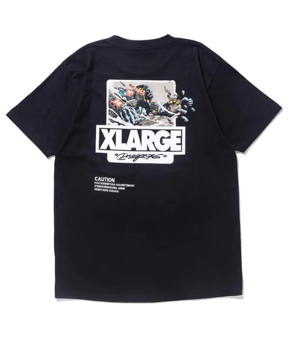 XLARGE x Dragon76 TEE BLACK