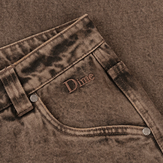 Classic Relaxed Faded Brown Denim