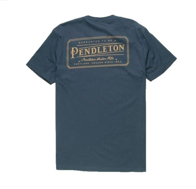 Pendleton Vintage Logo Indigo / Gold T-shirt