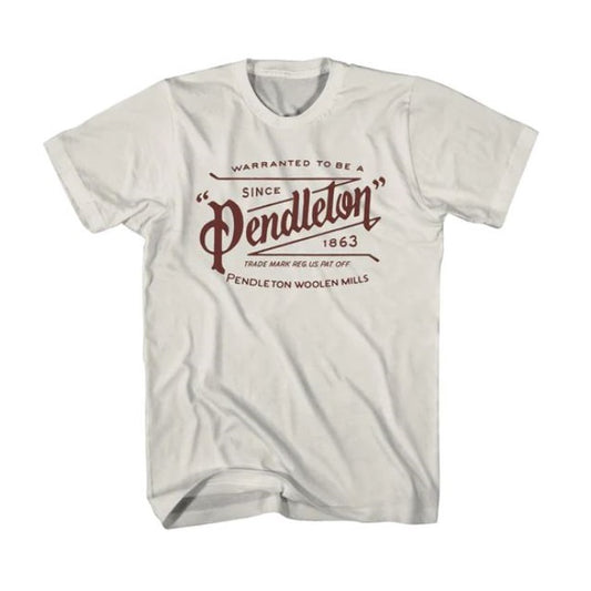 Pendleton Archive Logo Natural / Maroon T-shirt