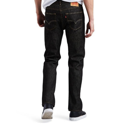 Levis 501-0226 Original Shrink-To-Fit Rigid Black Wash Jeans