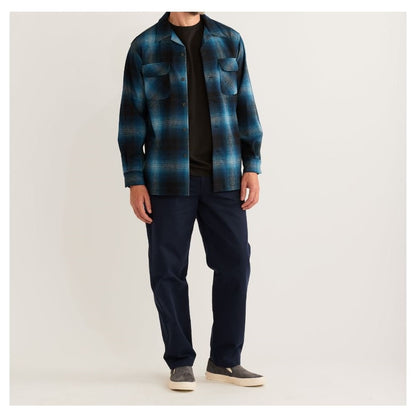 Pendleton Plaid Board Shirt Turquoise Ombre