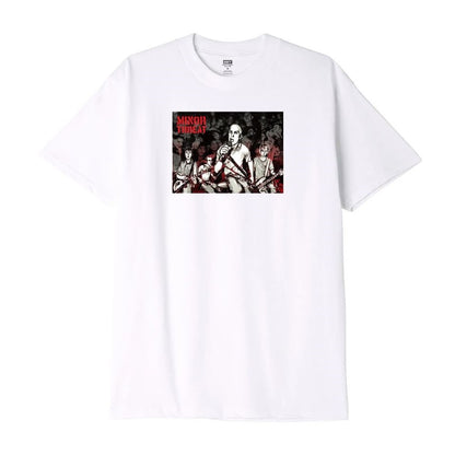 G.E.F X Just A Minor Threat White T-shirt