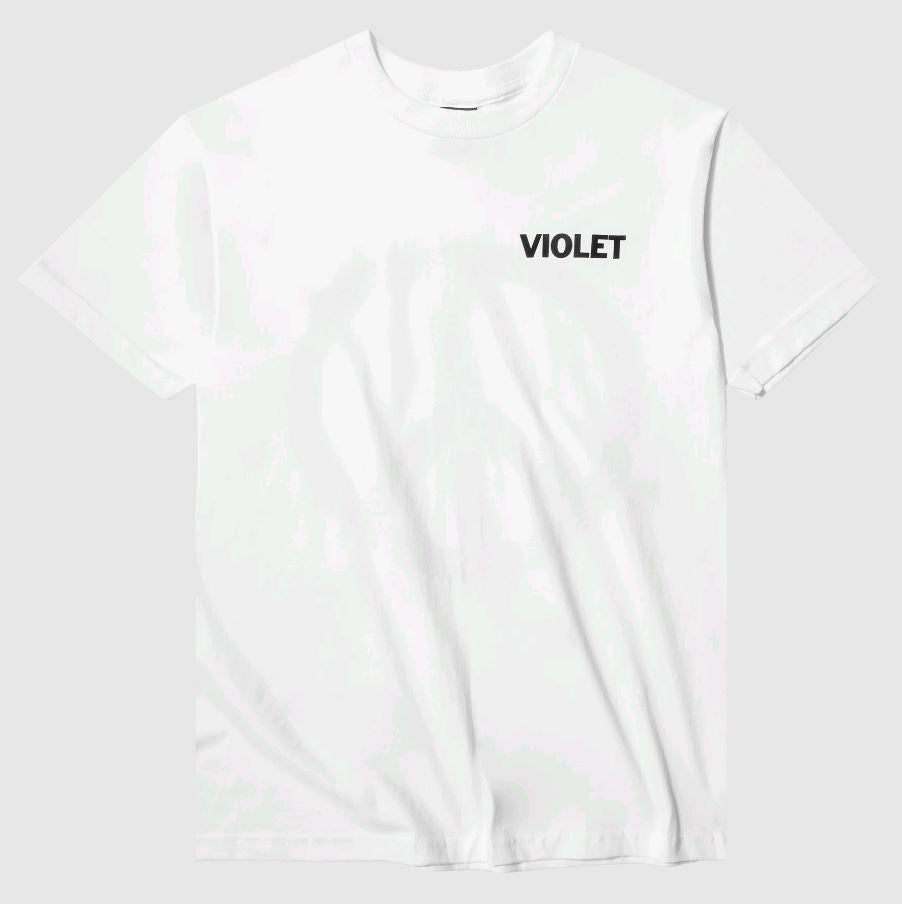 Violet Peace White T-shirt