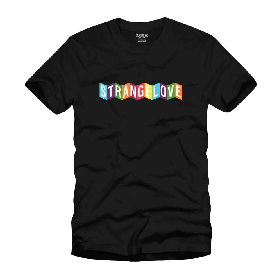 Strangelove Skateboards Cine Logo Black T-shirt